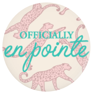 Button - Officially En Pointe (Leopard)